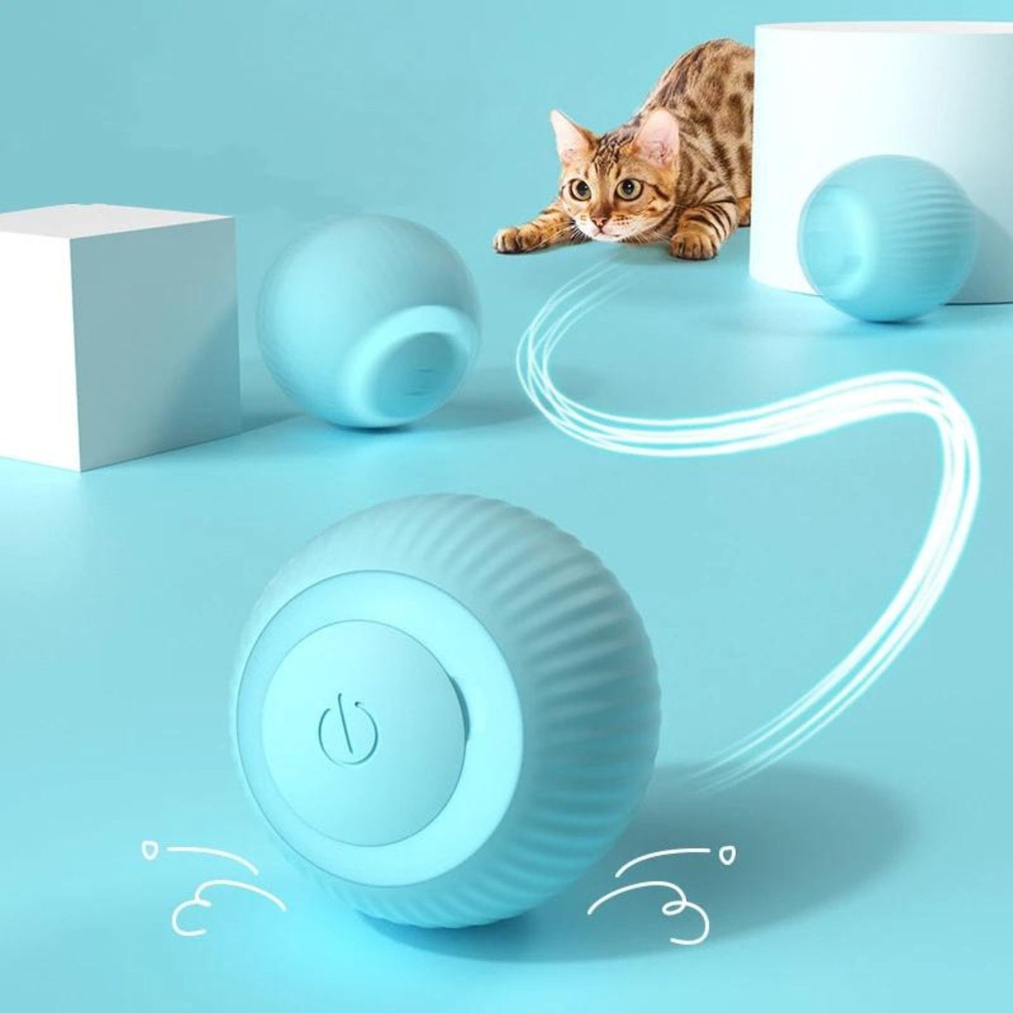 Coball ™ | The automatic rolling cat ball - Novela